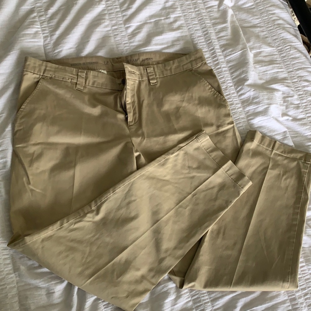 Khakis by Gap “broken-in straight” size 12